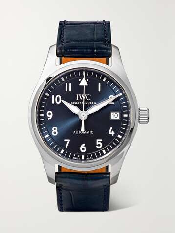 IWC SCHAFFHAUSEN Pilot's Automatic 36mm stainless steel and alligator watch