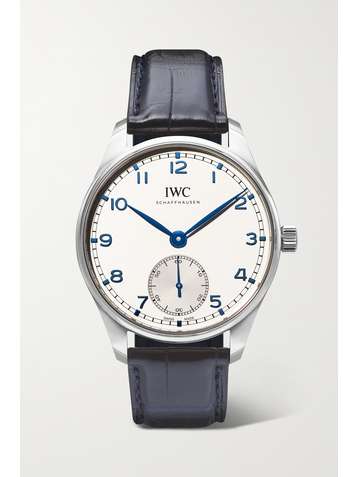 IWC SCHAFFHAUSEN Portugieser Automatic 40.4mm stainless steel and alligator watch