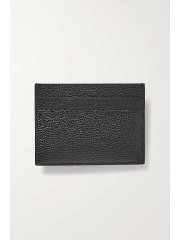 BALENCIAGA Porte-cartes en cuir texturé Neo Classic City