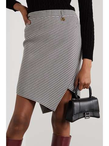 BALENCIAGA Hourglass XS Tote aus strukturiertem Leder