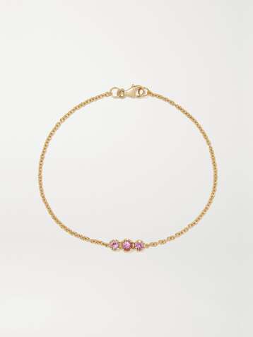 JENNIFER MEYER Armband aus 18 Karat Gold mit Saphir