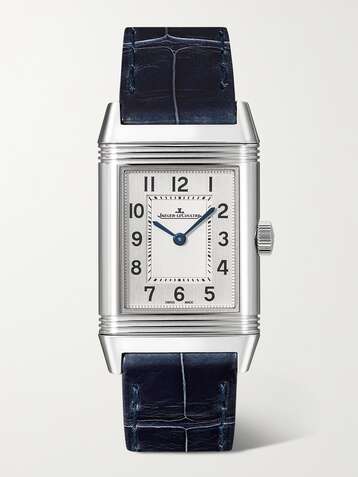 JAEGER-LECOULTRE Reverso Classic Small 21mm stainless steel and alligator watch