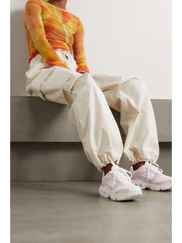 NIKE Baskets en résille et cuir et daim synthétiques Zoom Air Fire