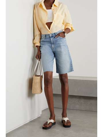 FRANKIE SHOP Lui organic cotton-poplin shirt