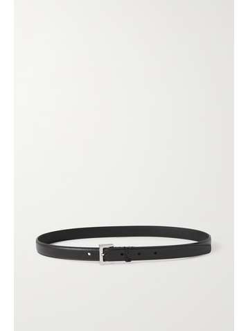 SAINT LAURENT Monogramme Gürtel aus strukturiertem Leder