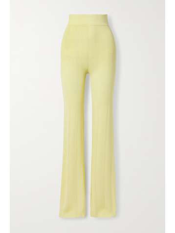 REMAIN BIRGER CHRISTENSEN Soleima ribbed-knit flared pants