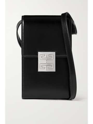GIVENCHY 4G mini glossed-leather shoulder bag