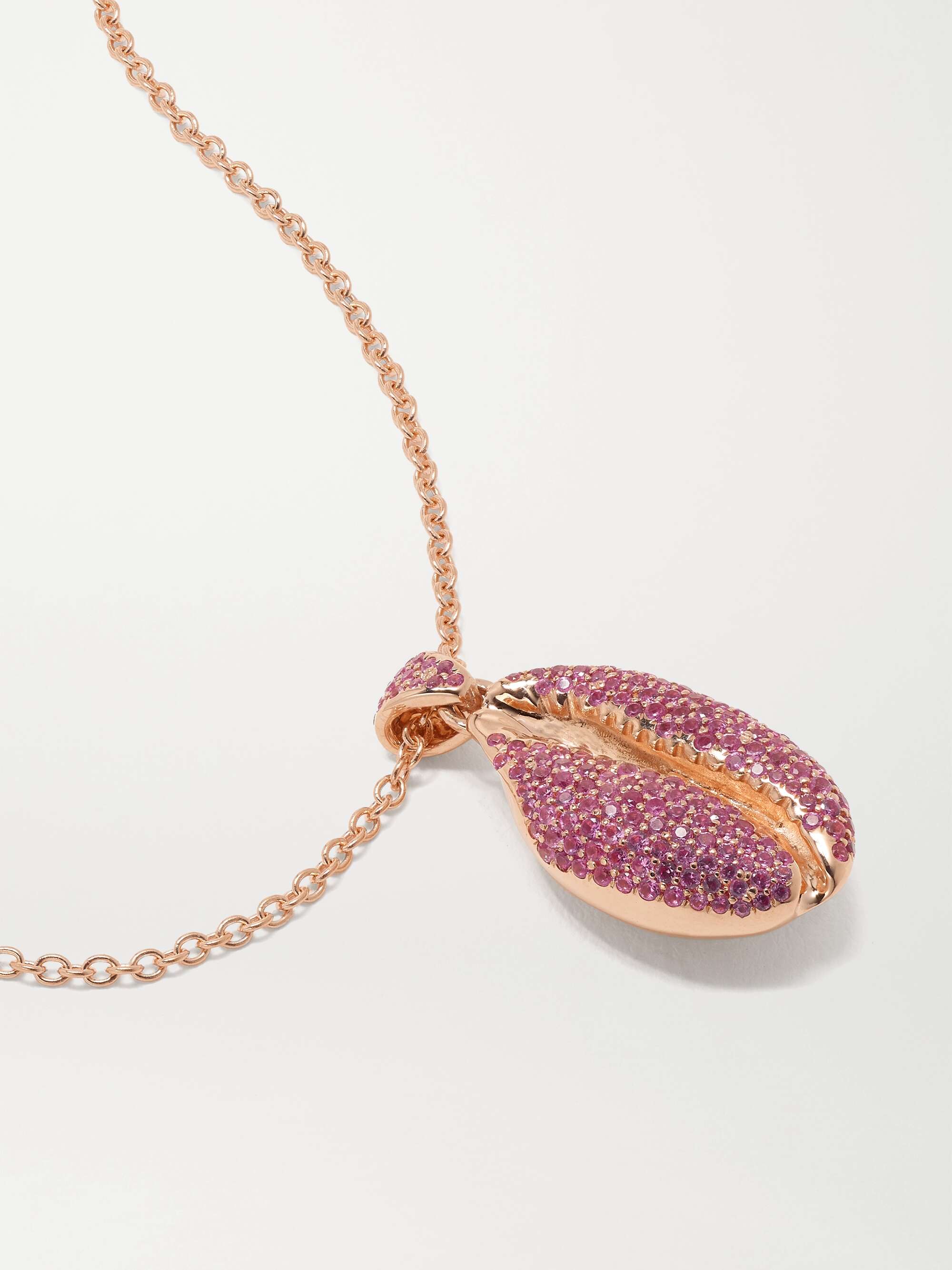Rose gold Le Grand Cauri Arc en Ciel 18 