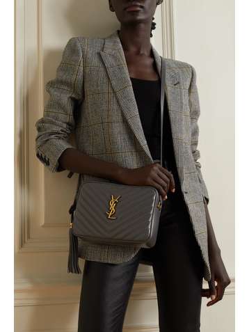 SAINT LAURENT Lou medium quilted leather shoulder bag