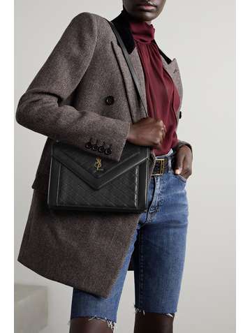 SAINT LAURENT Gaby quilted leather shoulder bag