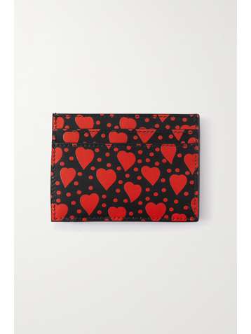 SAINT LAURENT Monogramme printed leather cardholder