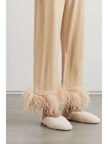 SLEEPER Shearling slippers