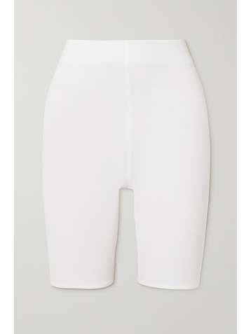 SKIN + NET SUSTAIN Aphrodite organic Pima cotton-jersey shorts