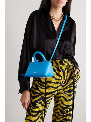 THE ATTICO Friday mini leather shoulder bag
