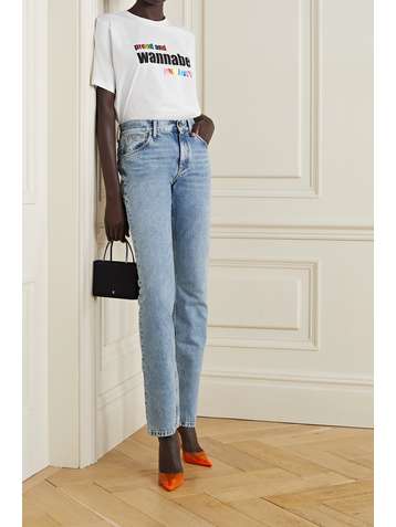 VICTORIA, VICTORIA BECKHAM + Spice Girls Pride T-Shirt mit Baumwoll-Jersey mit Print
