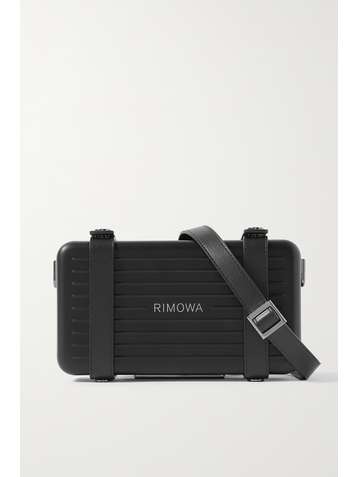 RIMOWA Personal leather-trimmed hardshell shoulder bag