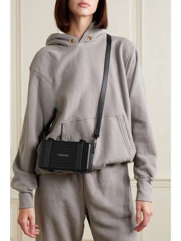 RIMOWA Personal leather-trimmed hardshell shoulder bag