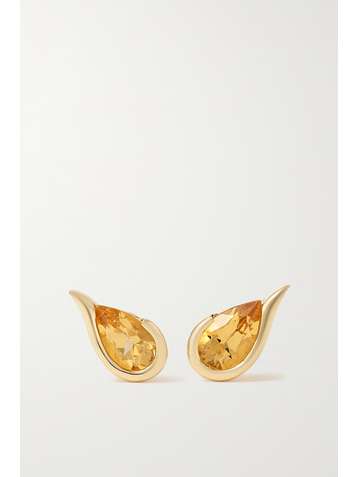 FERNANDO JORGE Ignite 18-karat gold citrine earrings