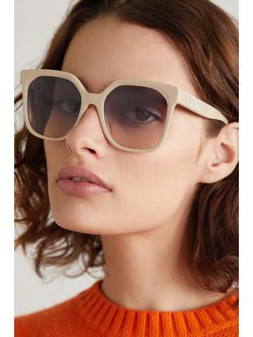 FENDI Lunettes de soleil carrées oversize en acétate