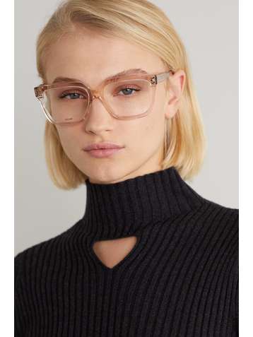 CELINE EYEWEAR Square-frame acetate optical glasses