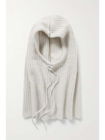 PORTOLANO Ribbed cashmere snood