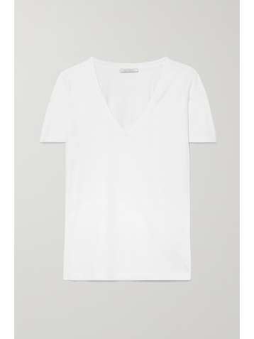 NINETY PERCENT Ruby organic cotton-jersey T-shirt
