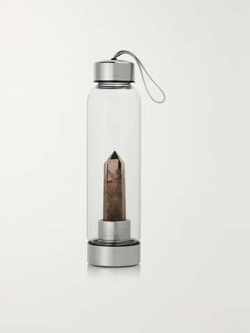 GLACCE Bouteille avec quartz fumé