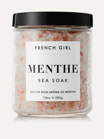 FRENCH GIRL ORGANICS Mint Sea Soak Enlivening Bath Salts, 283g