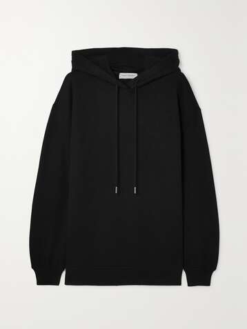NINETY PERCENT Laura oversized organic cotton-jersey hoodie