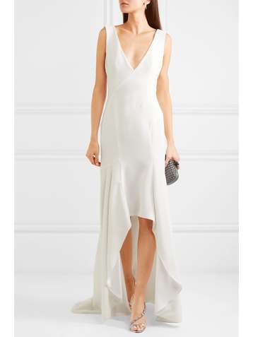 GALVAN Cuzco crepe gown