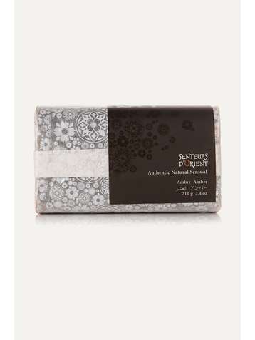 SENTEURS D'ORIENT + NET SUSTAIN Rough Cut Bath Soap - Amber, 210g