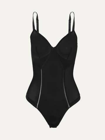 SPANX Haute Contour Nouveau stretch-mesh thong bodysuit