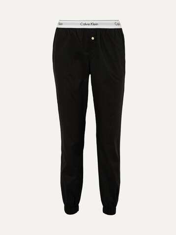 CALVIN KLEIN Modern cotton-poplin track pants