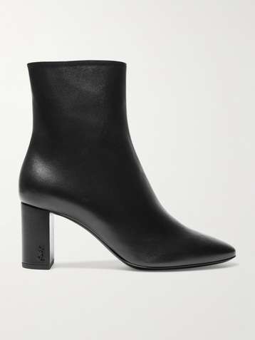 SAINT LAURENT Bottines en cuir Lou