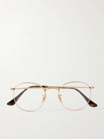 RAY-BAN Lunettes de vue rondes dorées