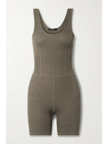 TWENTY MONTRÉAL Everest waffle-knit playsuit