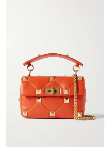 VALENTINO Valentino Garavani Roman Stud quilted leather shoulder bag