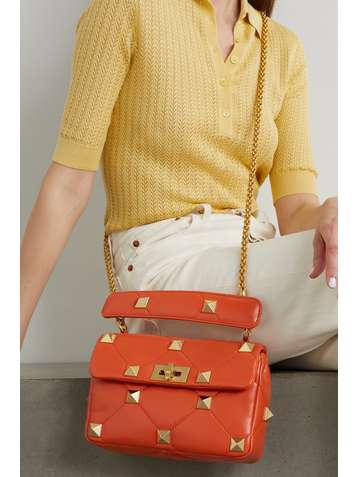 VALENTINO Valentino Garavani Roman Stud quilted leather shoulder bag