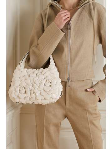 VALENTINO Valentino Garavani 03 Rose Edition Atelier kleine Tote aus Leder