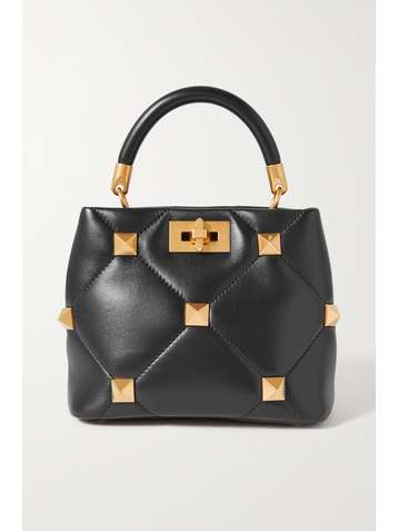 VALENTINO Valentino Garavani Roman Stud small quilted leather tote