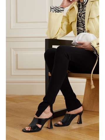 WANDLER Mules en cuir à découpes Marie