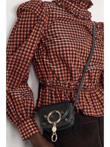 SEE BY CHLOÉ Mara mini embellished leather shoulder bag