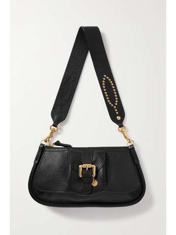 SEE BY CHLOÉ Lesly embellished textured-leather shoulder bag