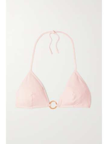ERES Taiga embellished triangle halterneck bikini top