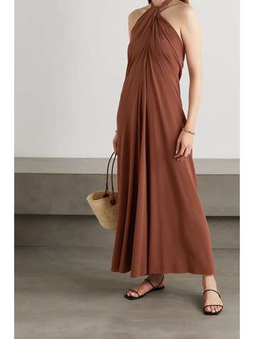 ERES Caro convertible stretch-jersey halterneck maxi dress