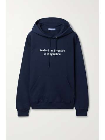 PARADISED + NET SUSTAIN printed cotton-blend jersey hoodie