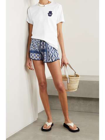 PARADISED + NET SUSTAIN printed cotton-jersey T-shirt