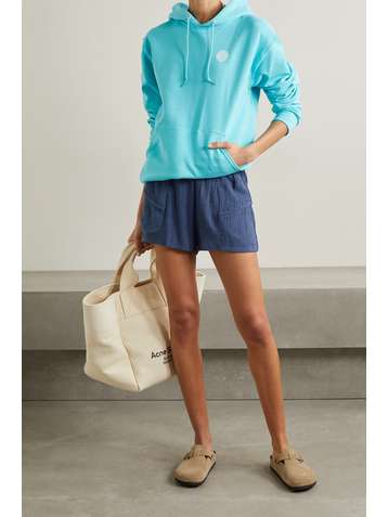 PARADISED + NET SUSTAIN printed cotton-blend jersey hoodie
