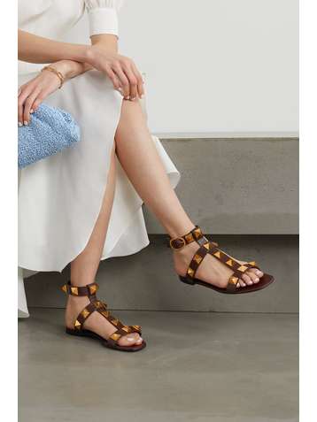 VALENTINO Valentino Garavani Roman Stud leather sandals