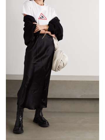 ANYA HINDMARCH + Margaret Calvert International Women's Day printed organic cotton-jersey T-shirt